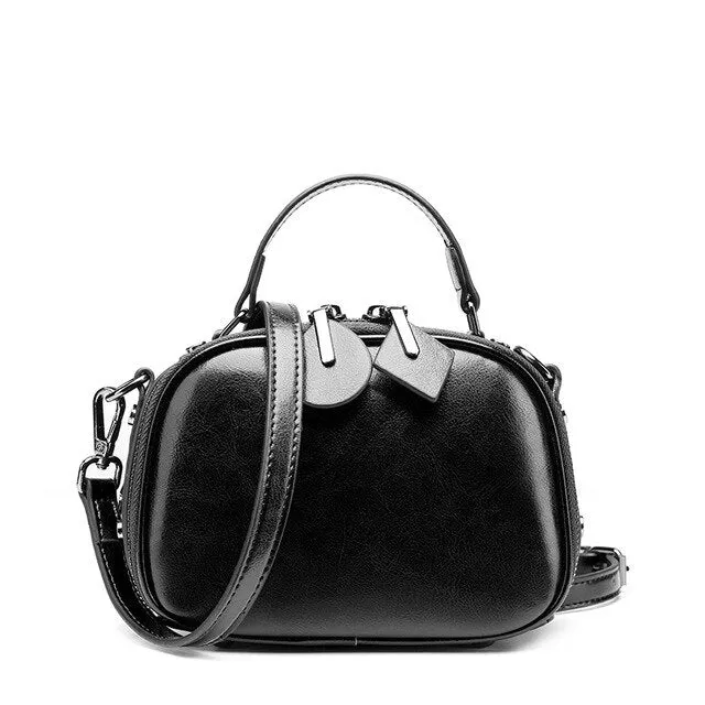 Iria genuine leather cross-body handbag