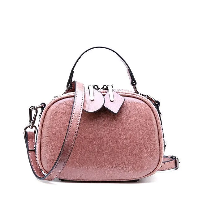 Iria genuine leather cross-body handbag