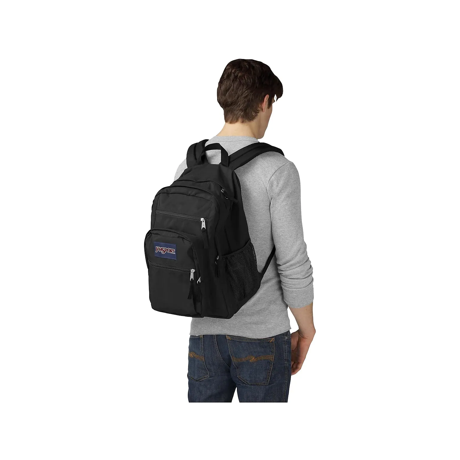 JanSport Big Student Backpack, Solid Black (TDN7008JAN)
