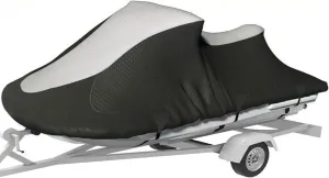 Jet Ski Cover VINPATIO 600D Trailerable Jetski Cover, Heavy Duty 100% Waterproof and UV Protection PWC Cover, Compatible with Seadoo Yamaha Kawasaki Honda Polaris Jet Ski 102"-115" L