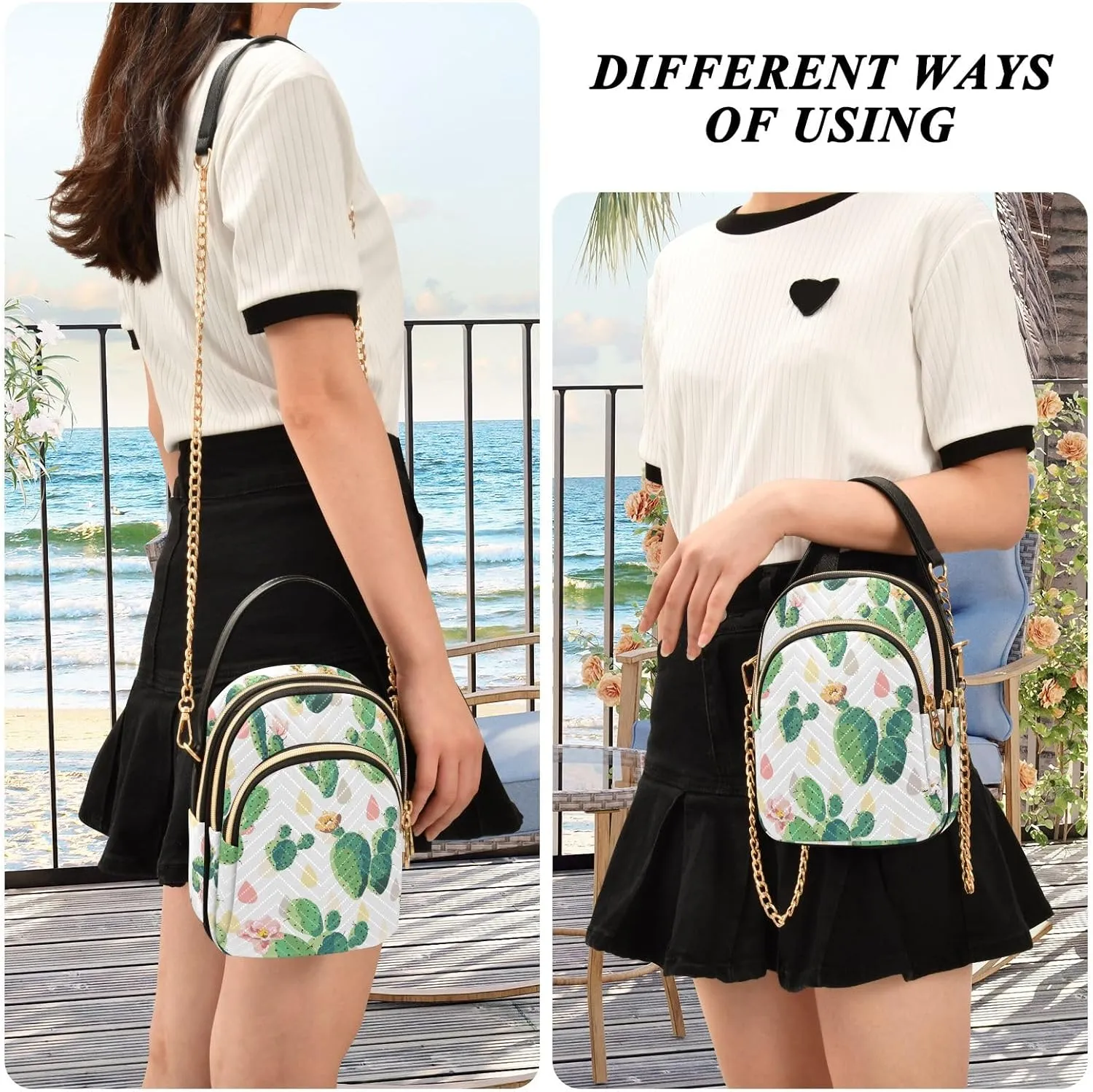 Joisal Crossbody Bag for Women, Small Shoulder Purse Anti Theft Women's Purses and Handbags, Small Bags for Women