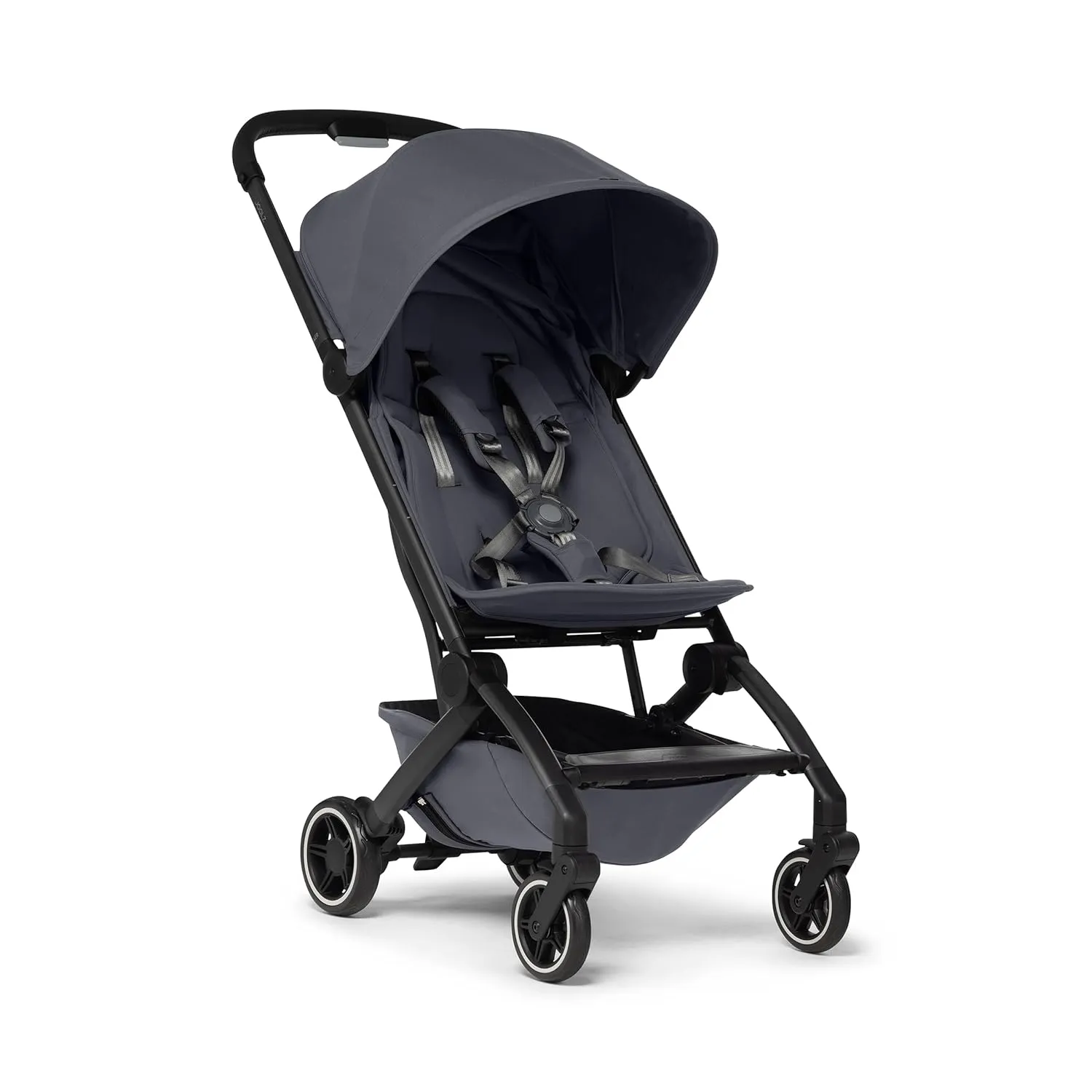 Joolz AER  Lightweight & Compact Travel Stroller - Portable One-Hand Fold Design - Ergonomic Seat for Infant & Toddler (up to 50 lb) - XXL Sun Hood - Stroller for Airplane -Travel Pouch -Stone Grey