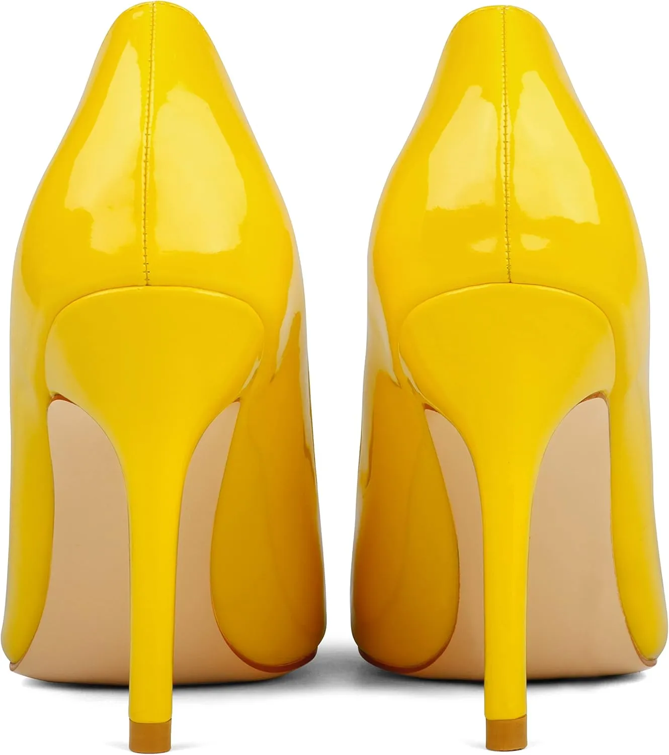 JOY IN LOVE Pumps for Women 3.5" Stiletto High Heels Pointy Toe Pumps Shoes