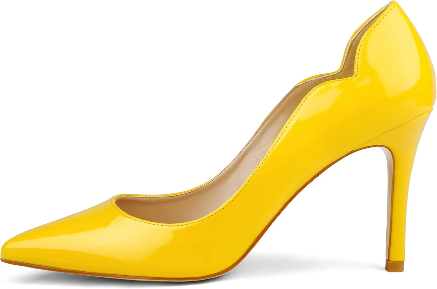 JOY IN LOVE Pumps for Women 3.5" Stiletto High Heels Pointy Toe Pumps Shoes