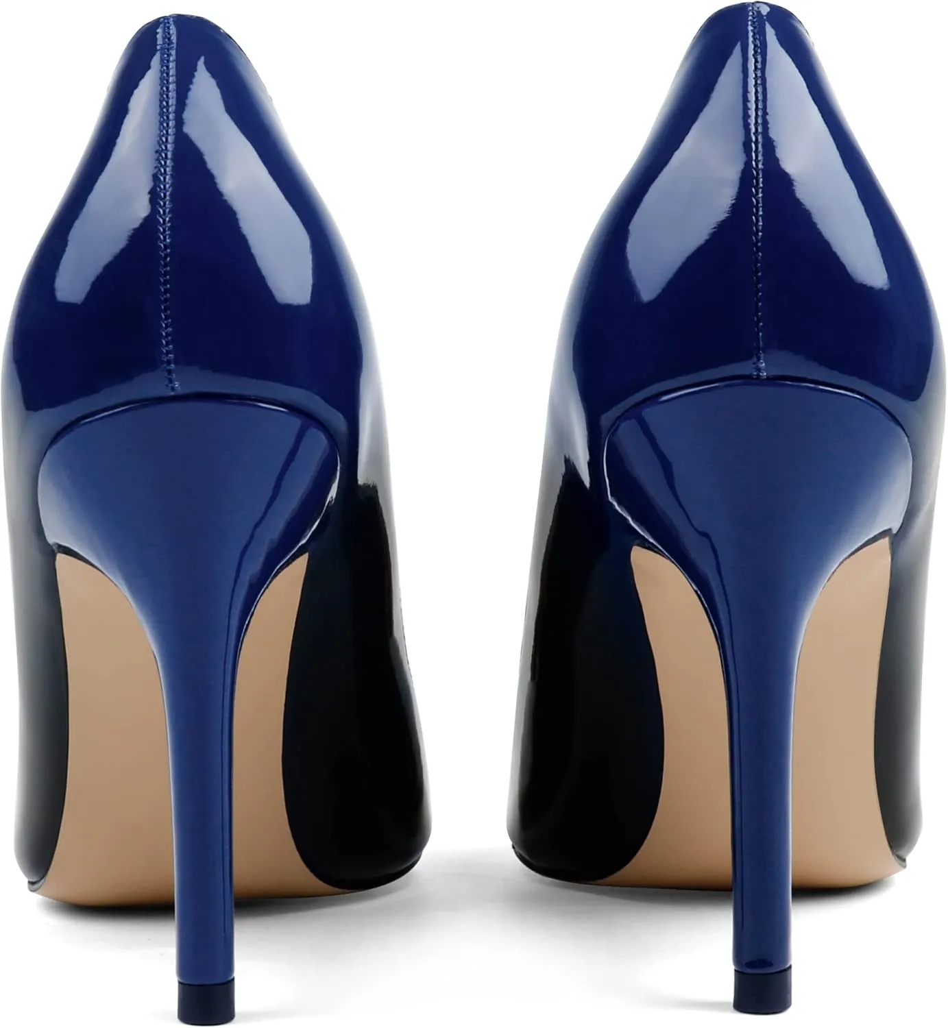 JOY IN LOVE Women's Pumps Shoes 3.5" High Heels Pointy Toe Stiletto Pumps