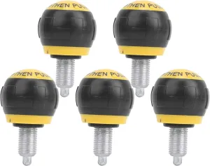 Joyzan Pull Pin Spring Knob, Exercise Bike M16 Pop Locking Screw Adjustment Release Fitness Universal Height Adjust Grip Replacement Equipment Training Machines Stationary Bicycle Weight Bench 5PCS