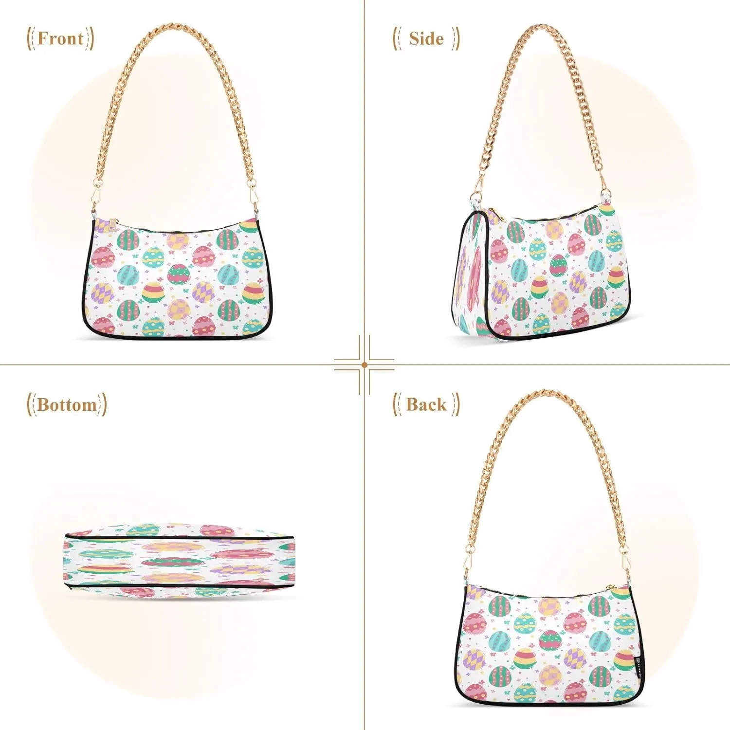 JSTEL Shoulder Bag Purse for Women,Polyester Small Crossbody Bags Purse Wallet Shoulder Bag