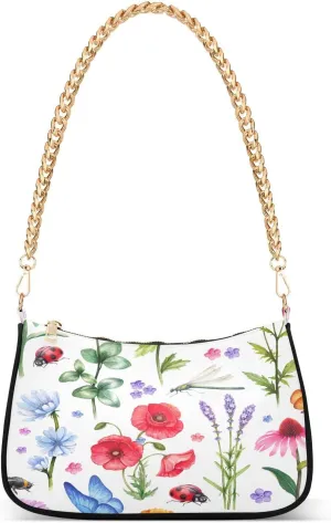 JSTEL Shoulder Bag Purse for Women,Polyester Small Crossbody Bags Purse Wallet Shoulder Bag