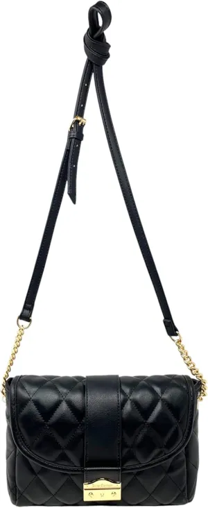 Juicy Couture Pop that Lock Flap Crossbody Bag (Licorice)