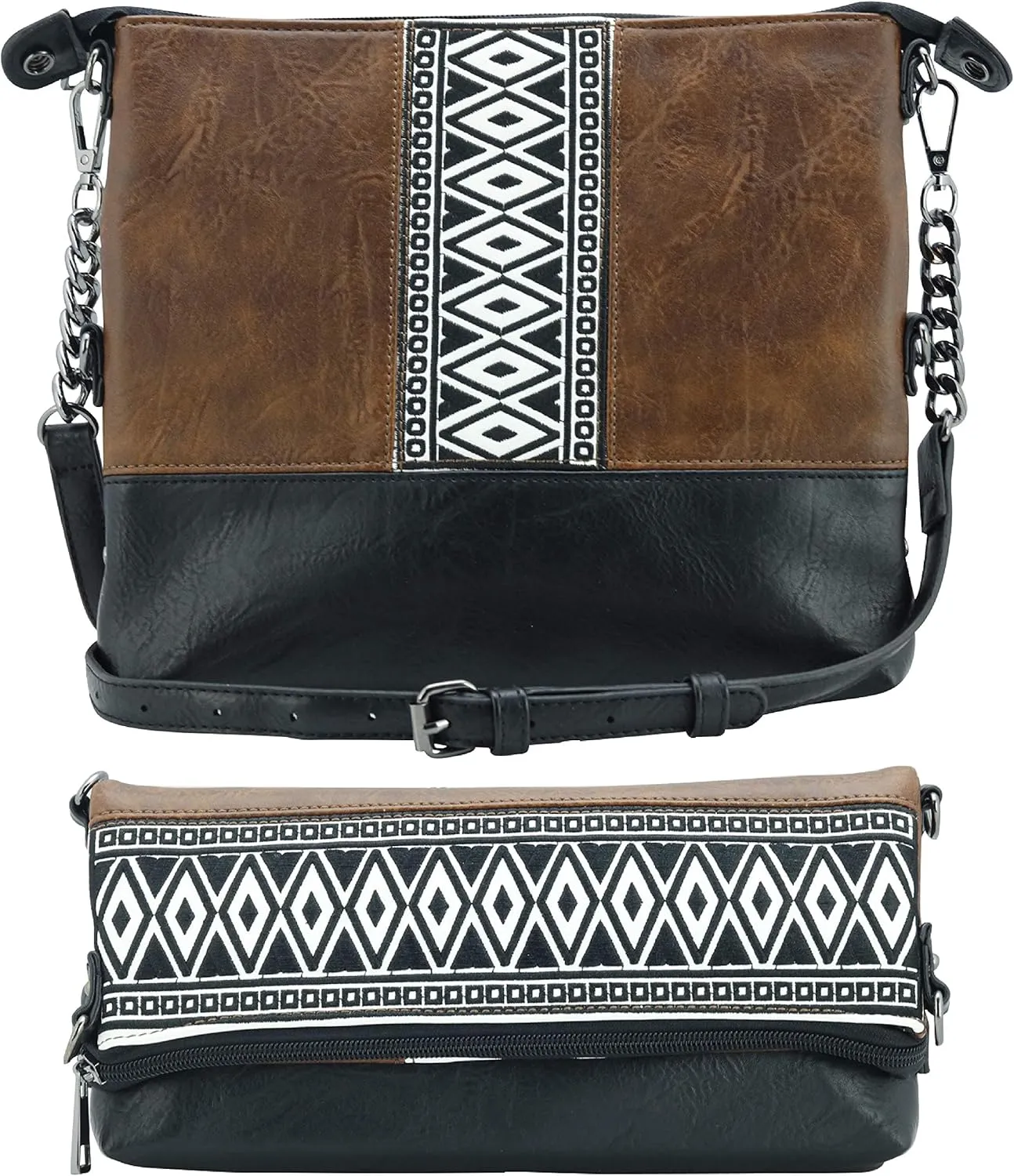 K&Bo Small Crossbody Bags for Women Lightweight Crossbody Travel Purse Soft Leather Crossbody Handbags and Purses For Women