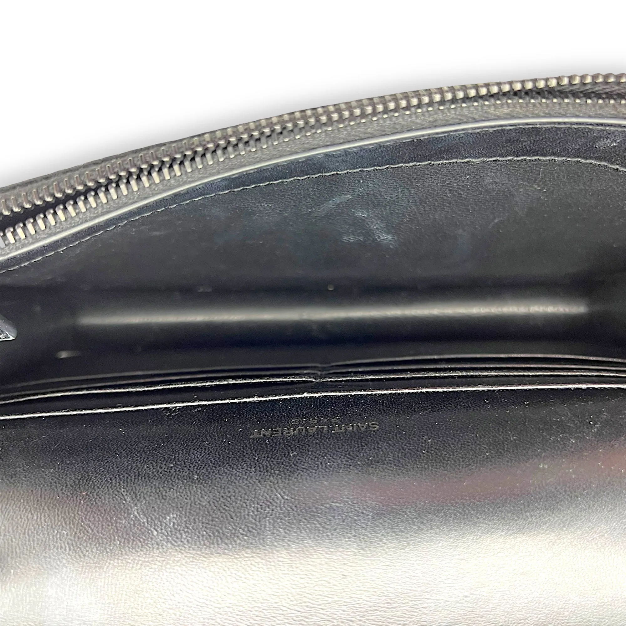 Kate Small Black Crossbody Bag in Velvet, Silver hardware