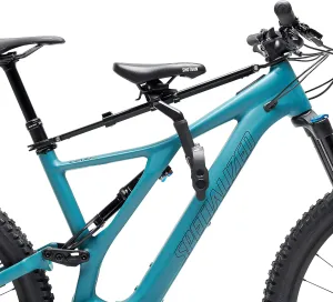 Kids Ride Shotgun - Front Mounted Child Bike Seat | Easy Install | Made for Mountain Bikes