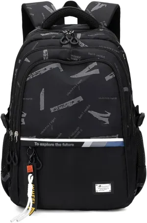 Kids School Backpack for Boys Casual Bookbags Elementary Middle School Bag Teens Lightweight Travel Backpack