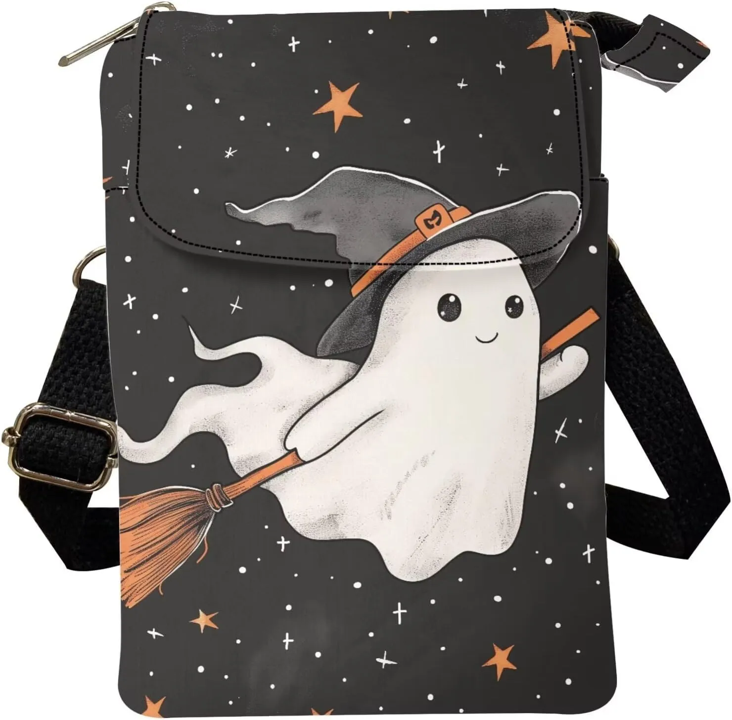Kuiaobaty Crossbody Sling bag for Women Stylish Bags for Girls Outdoor Travel Zip Cloth Bag Cellphone Storage Purse