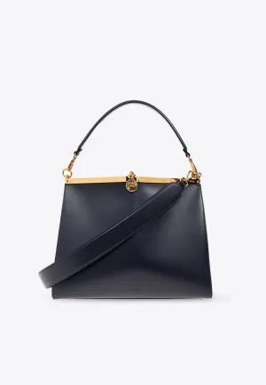 Large Vela Leather Shoulder Bag