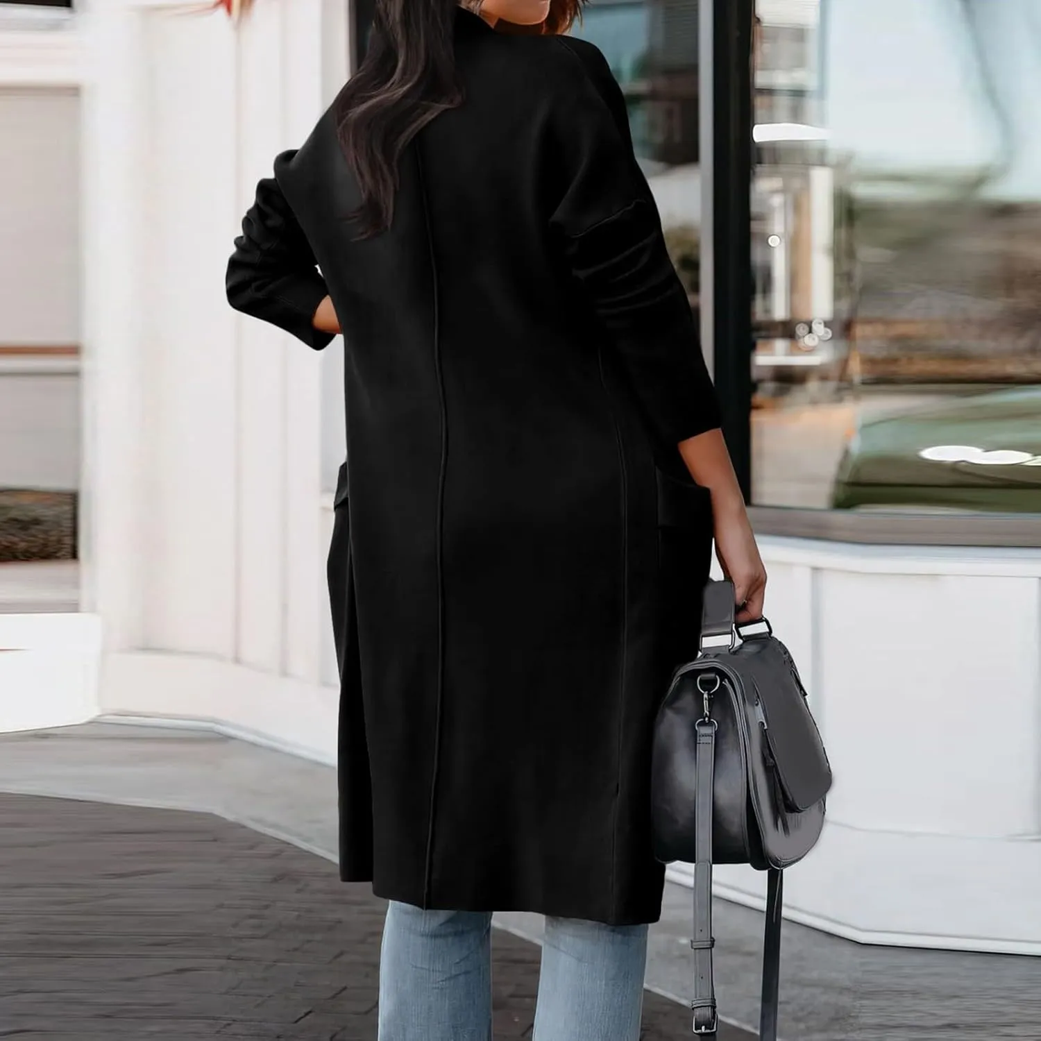 LCMTWX Trench Coat for Women 2023 Outwear Womens Elegant Windbreaker Wild Winter Women's Coat Long Coat Women Winter Coats
