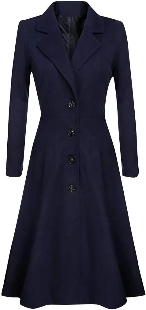 LCMTWX Trench Coat for Women 2023 Outwear Womens Elegant Windbreaker Wild Winter Women's Coat Long Coat Women Winter Coats