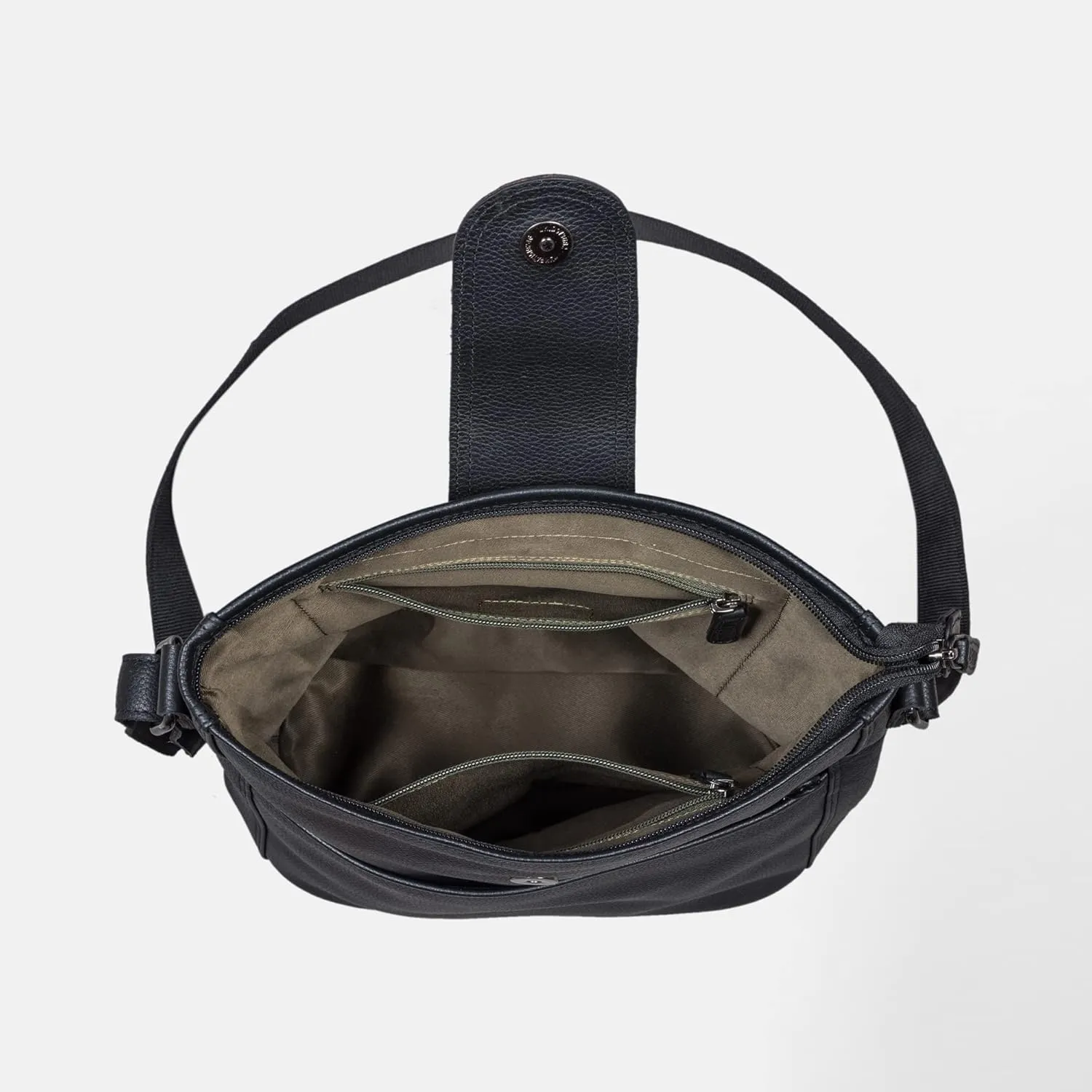 LEABAGS Leather Crossbody Bag - Vintage Genuine Buffalo Leather Handbag - Shoulder Messenger Bag Men Women Briefcase Athens