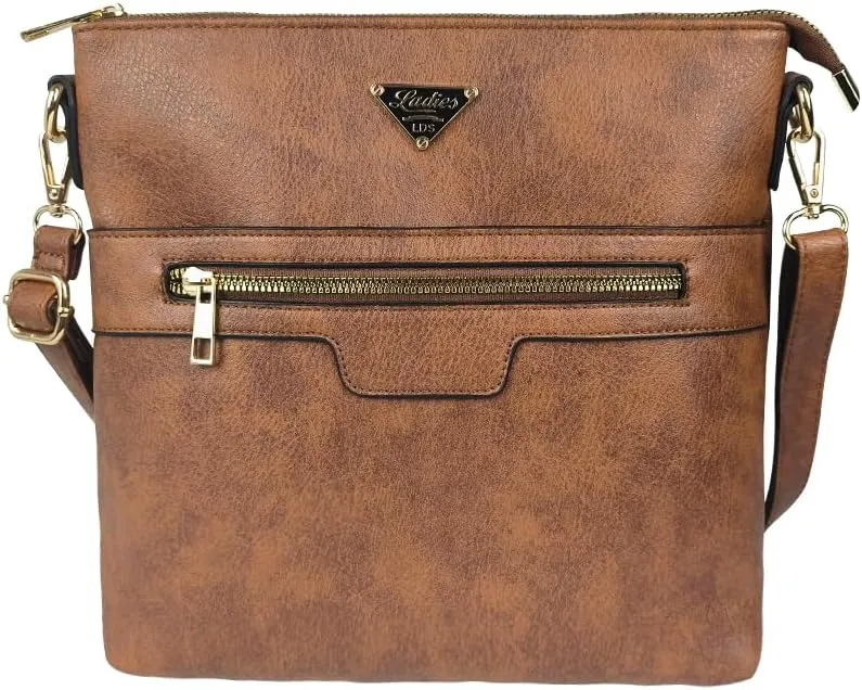 Leather Crossbody Bags for Women Medium Size, Trendy Soft Cross Body Bag for Woman 2024, Women's Crossbody Purses Travel