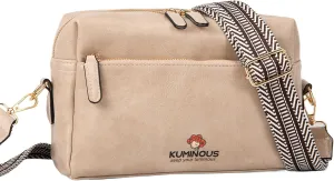 Leather Crossbody Purses for Women,Small Cross Body Bag Wide Adjustable Strap Shoulder Handbag with Credit Card Slots