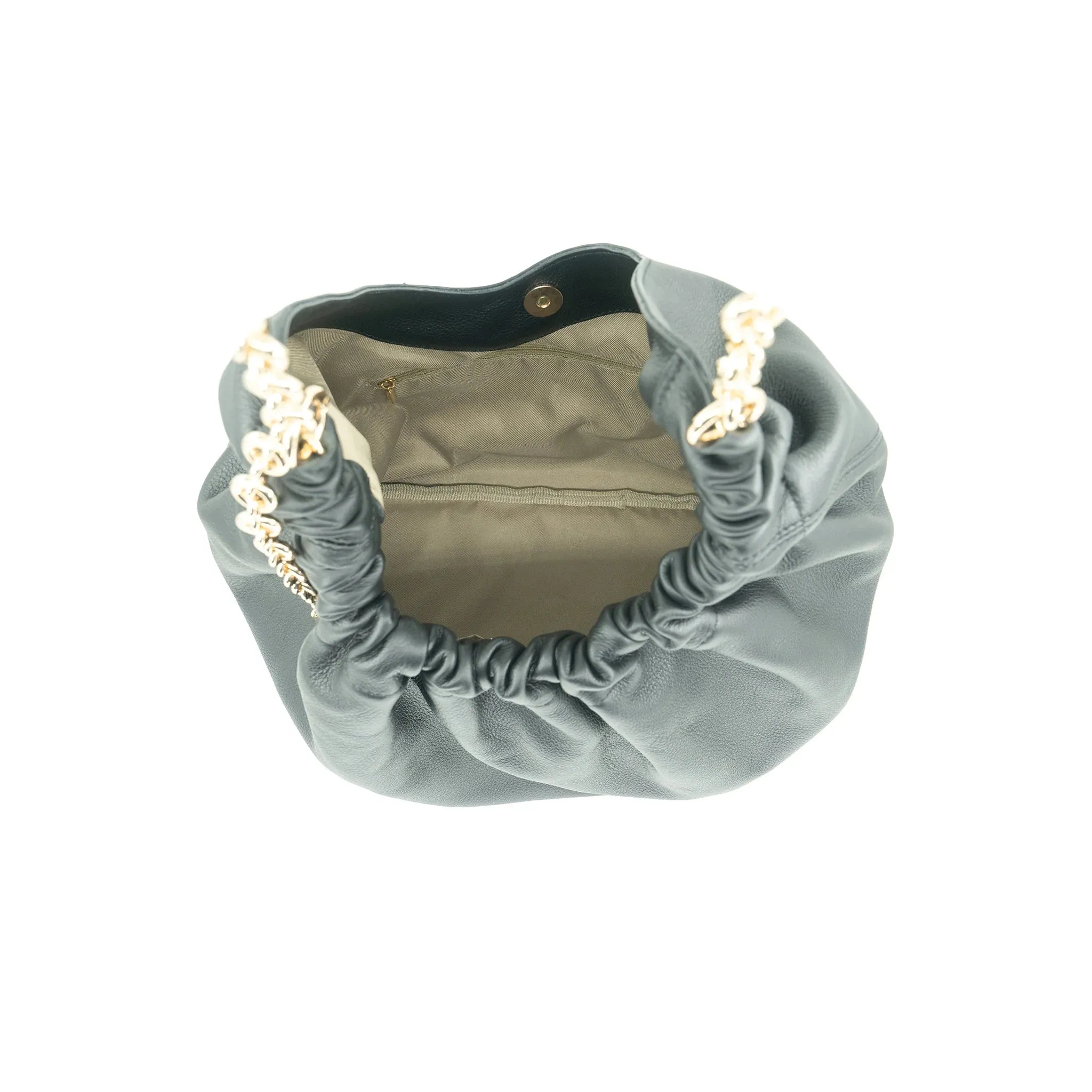 Leather Gathered Bag