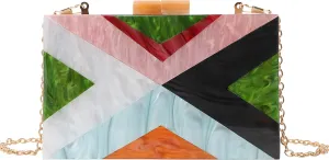 LETODE Acrylic Clutch Bags Purse Perspex Bag Handbags for Women
