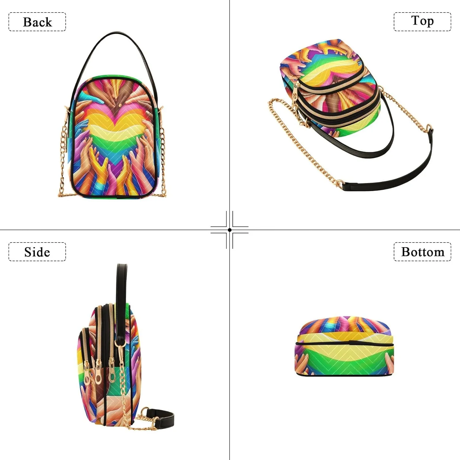 LGBT Pride Month Bags Crossbody Handbags for Women