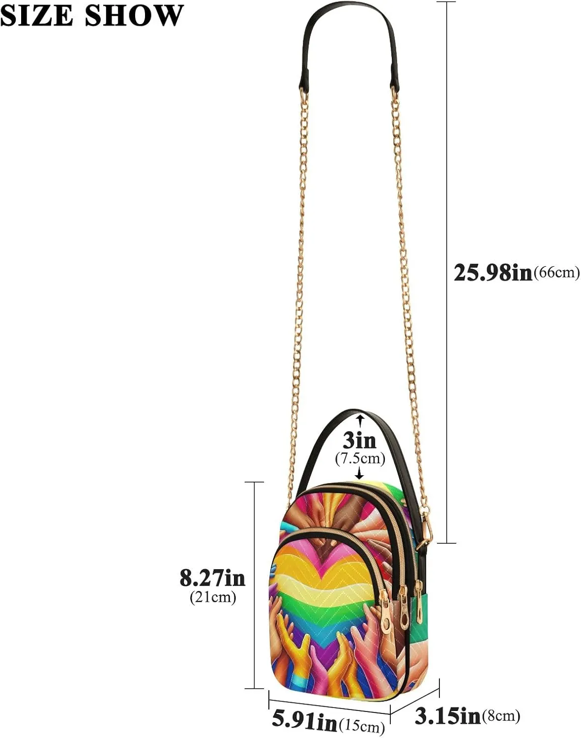 LGBT Pride Month Bags Crossbody Handbags for Women