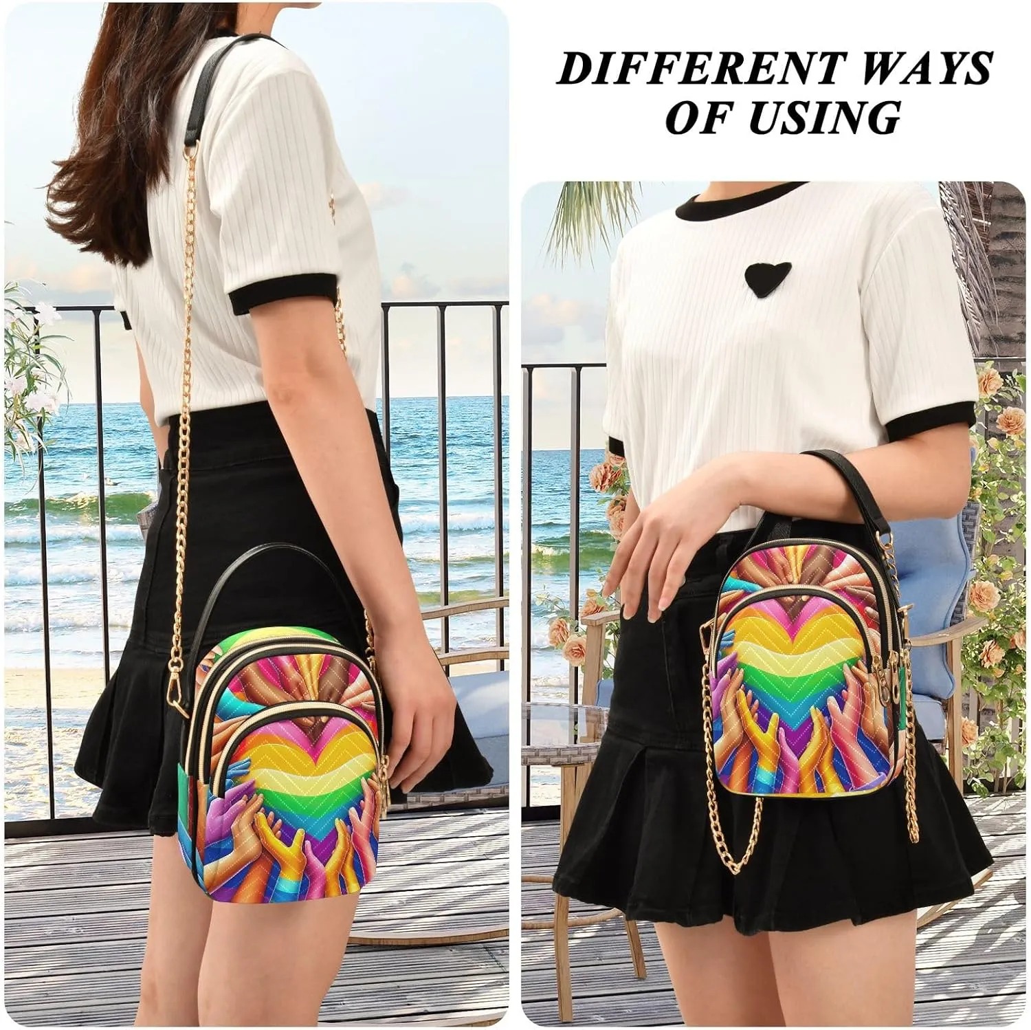 LGBT Pride Month Bags Crossbody Handbags for Women