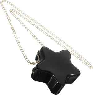 LIFKOME Star Crossbody Bag Kids Crossbody Purse Coin Wallet Baby Girl Cute Shopping Shoulder Bag with Removable Chain Strap