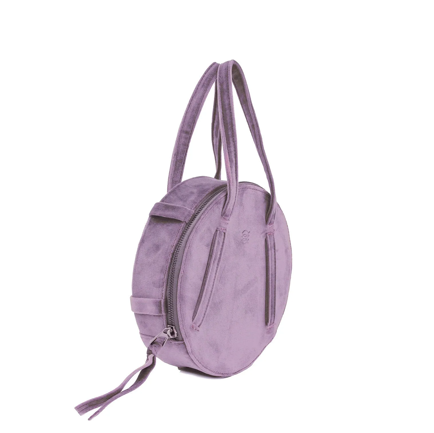 Lilac | Velvet Circle Crossbody Bag