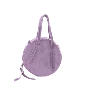 Lilac | Velvet Circle Crossbody Bag