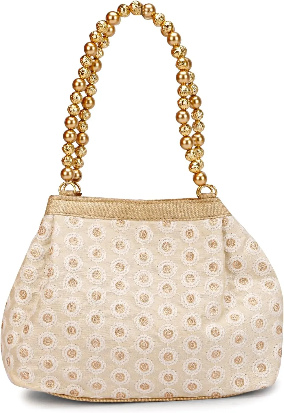 LONGING TO BUY Indian Ethnic Potli Handbag, Embroidered Evening Bag