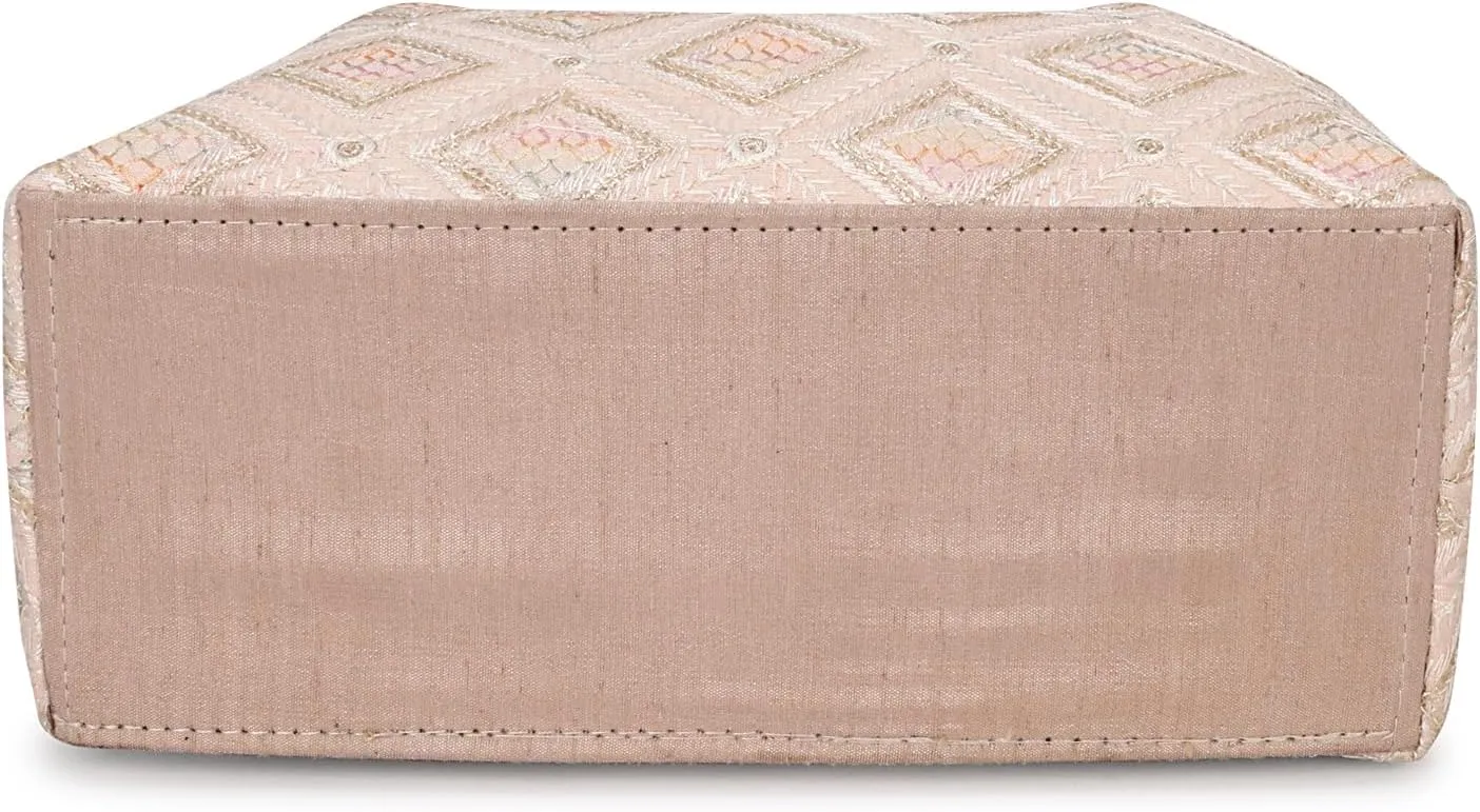 LONGING TO BUY Indian Ethnic Potli Handbag, Embroidered Evening Bag