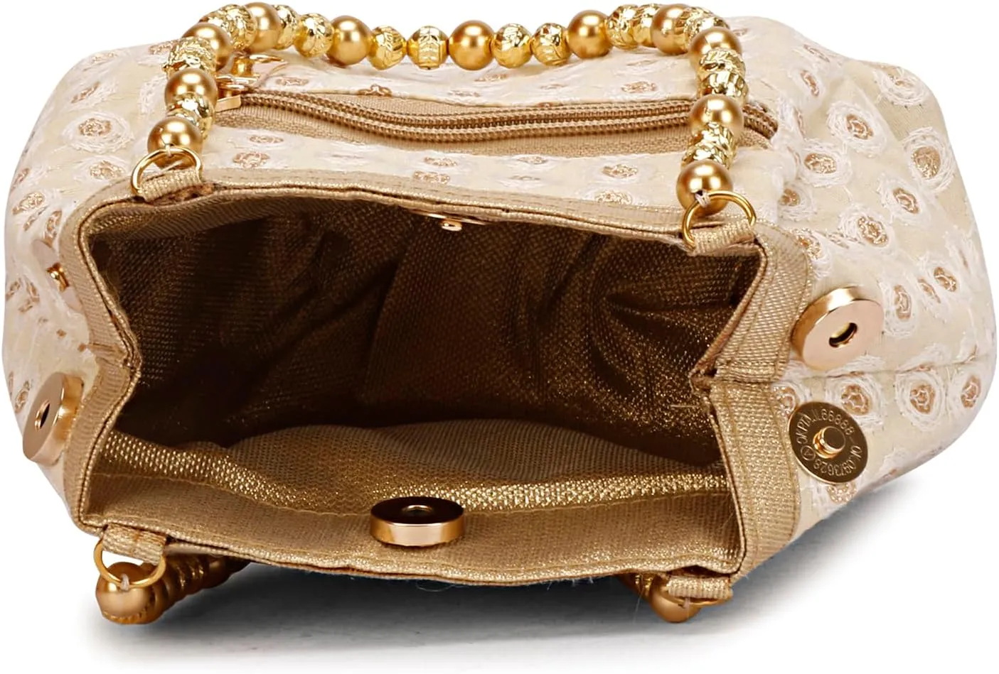 LONGING TO BUY Indian Ethnic Potli Handbag, Embroidered Evening Bag