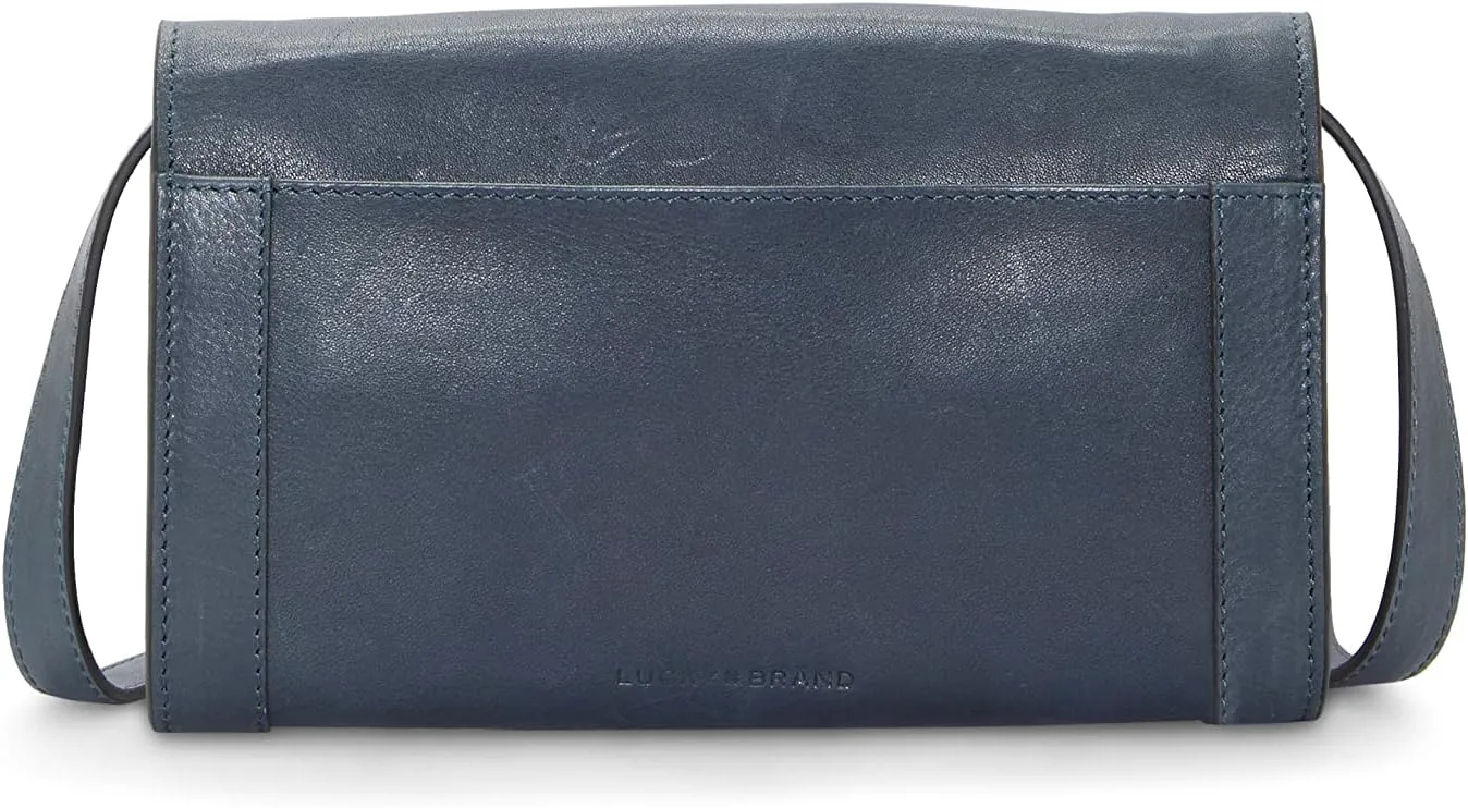 Lucky Brand Love Leather Crossbody Wallet