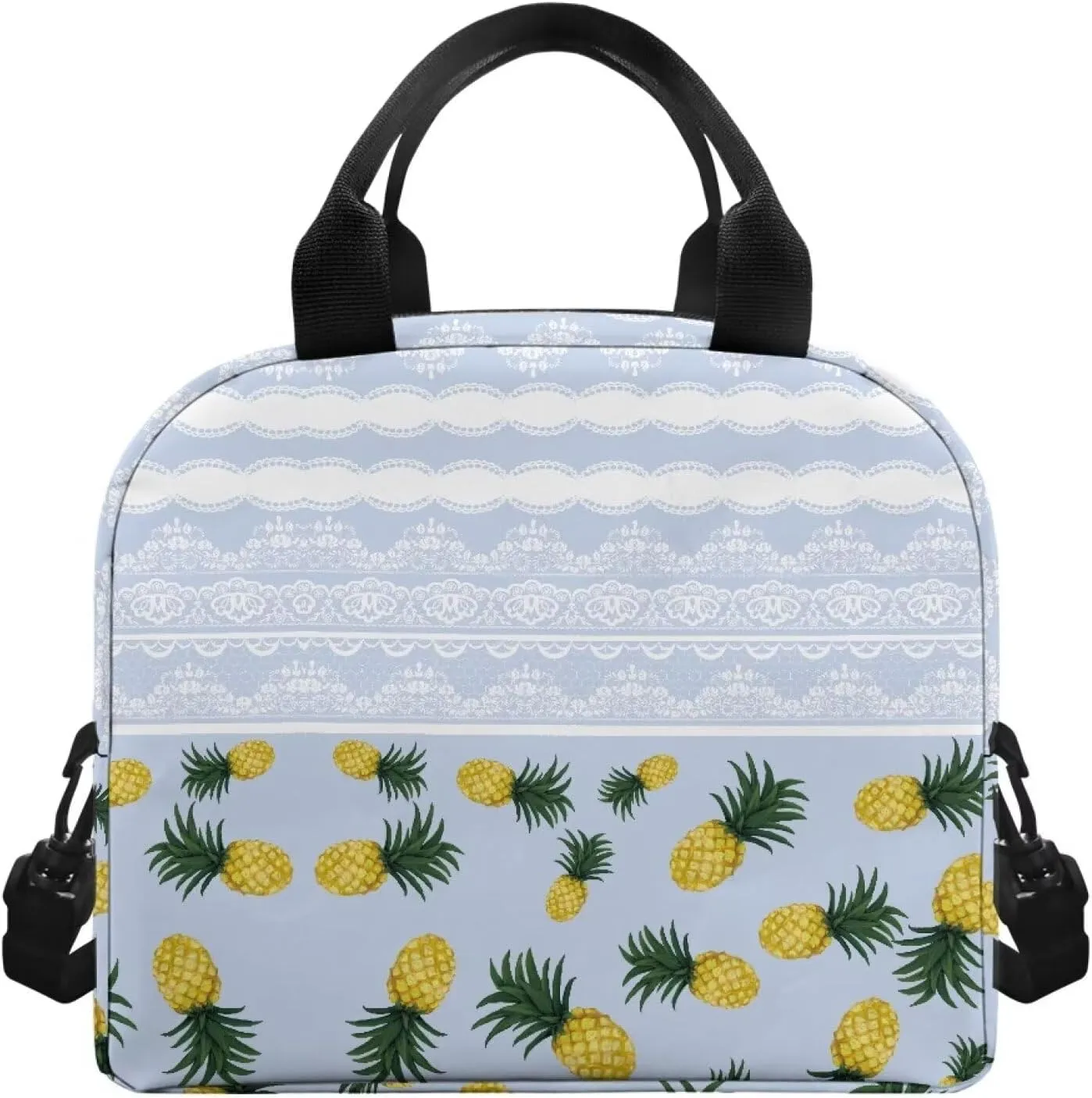 Lunch Bag Lunch Box for Women Men Reusable Insulated Lunch Tote Bag Leakproof Thermal Cooler Sack Food Handbags Case High Capacity for Travel Work School Picnic