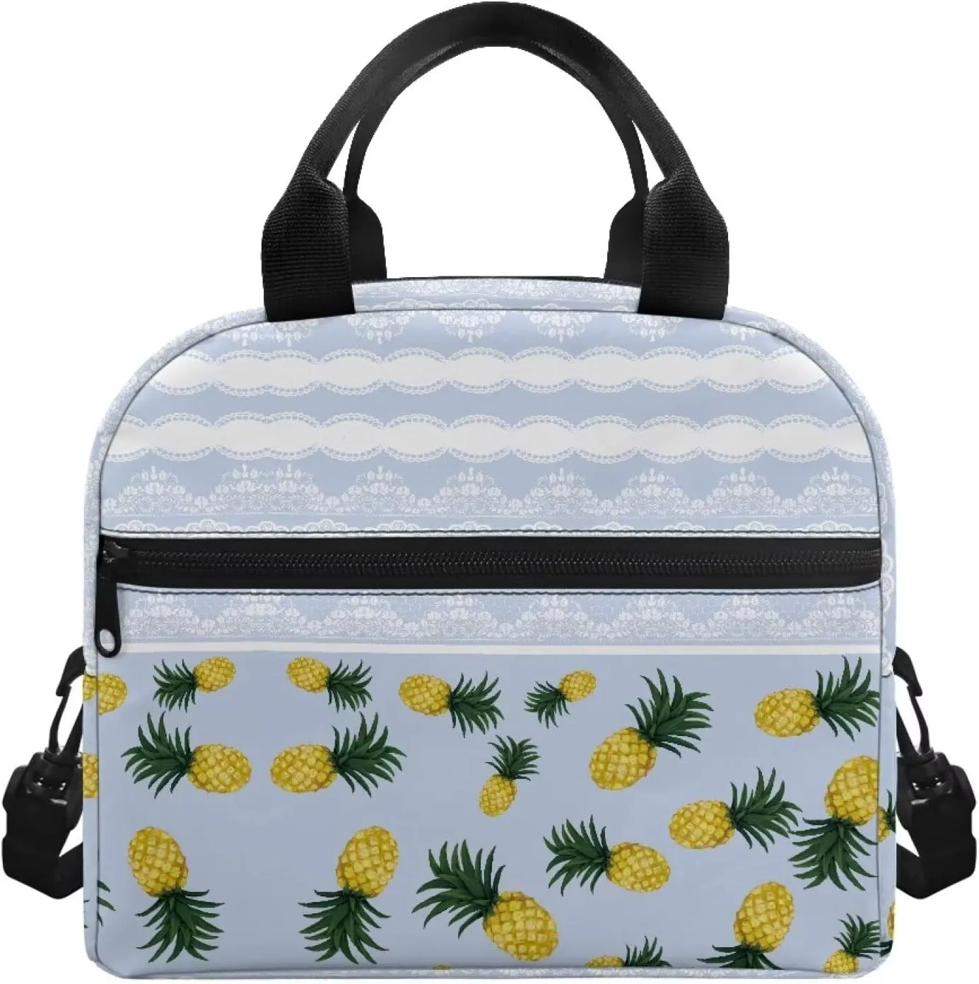 Lunch Bag Lunch Box for Women Men Reusable Insulated Lunch Tote Bag Leakproof Thermal Cooler Sack Food Handbags Case High Capacity for Travel Work School Picnic