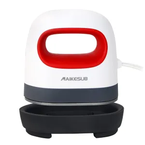 MAIKESUB Mini Heat Press Machine Easy to Use for T Shirts Shoes Hats Small HTV Iron on Vinyl Projects Portable Heating Transfer Iron Red