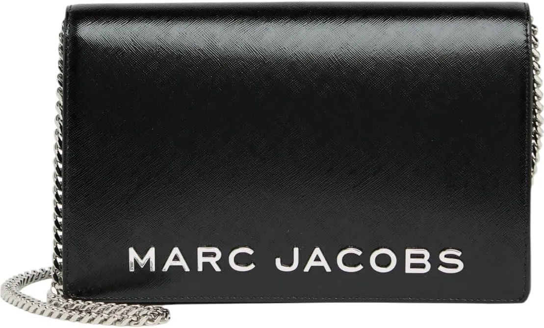Marc Jacobs Party Wallet on a Chain Crossbody Shoulder Bag (Black)