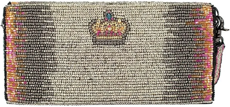 Mary Frances Beaded Crossbody Phone Wallet