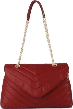 MECOLOR Women’s Fashion Crossbody Bags Lightweight Adjustable Chain Strap Quilted Designer Popular Handbags Shoulder Bag