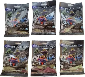 Mega Construx Halo Infinite Series 5 Mini Figures Blind Bags Complete Set of 6 from CNC84-963G Spartans Release