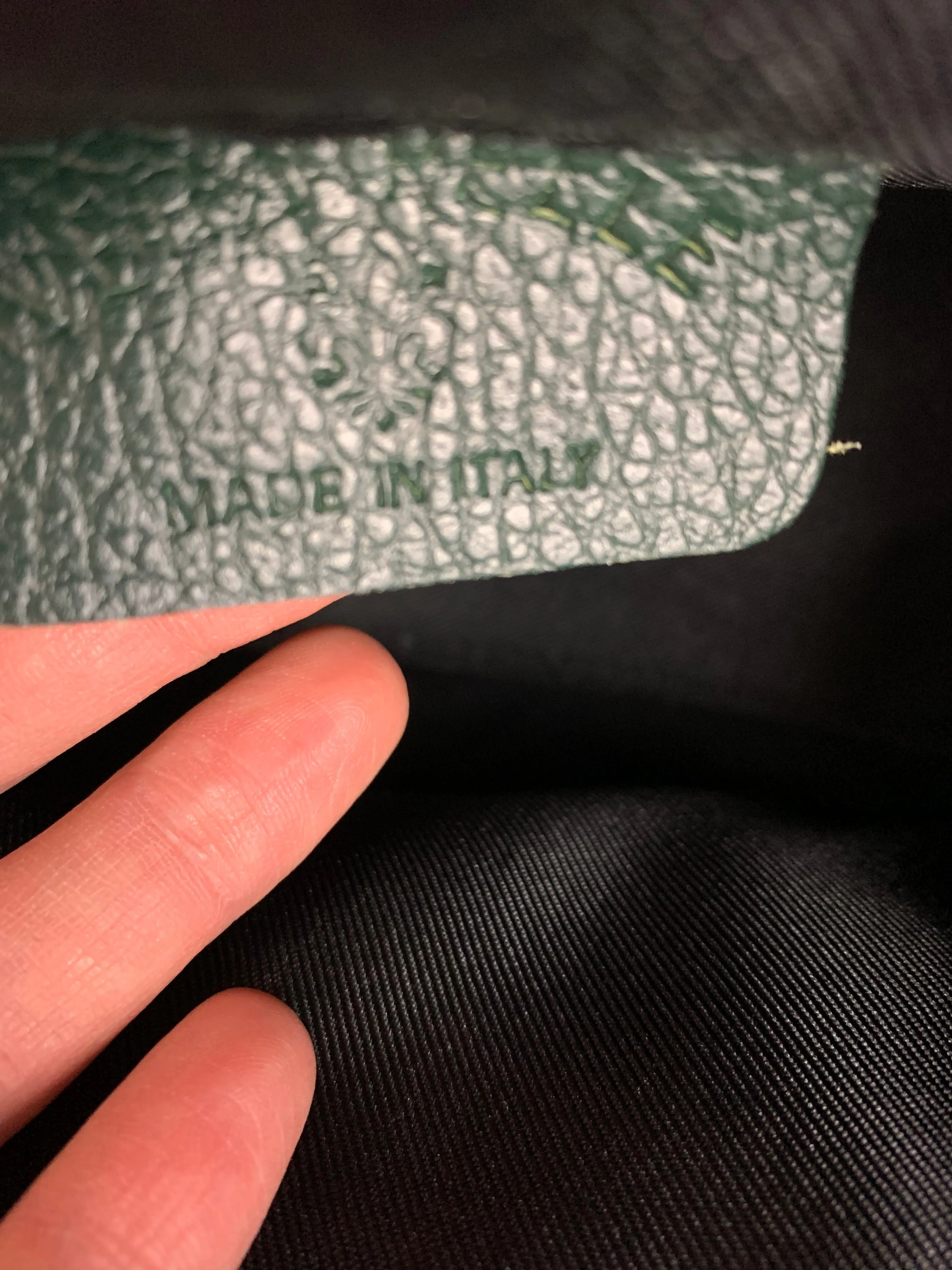 MILAN GREEN - Italian Genuine leather shoulder bag