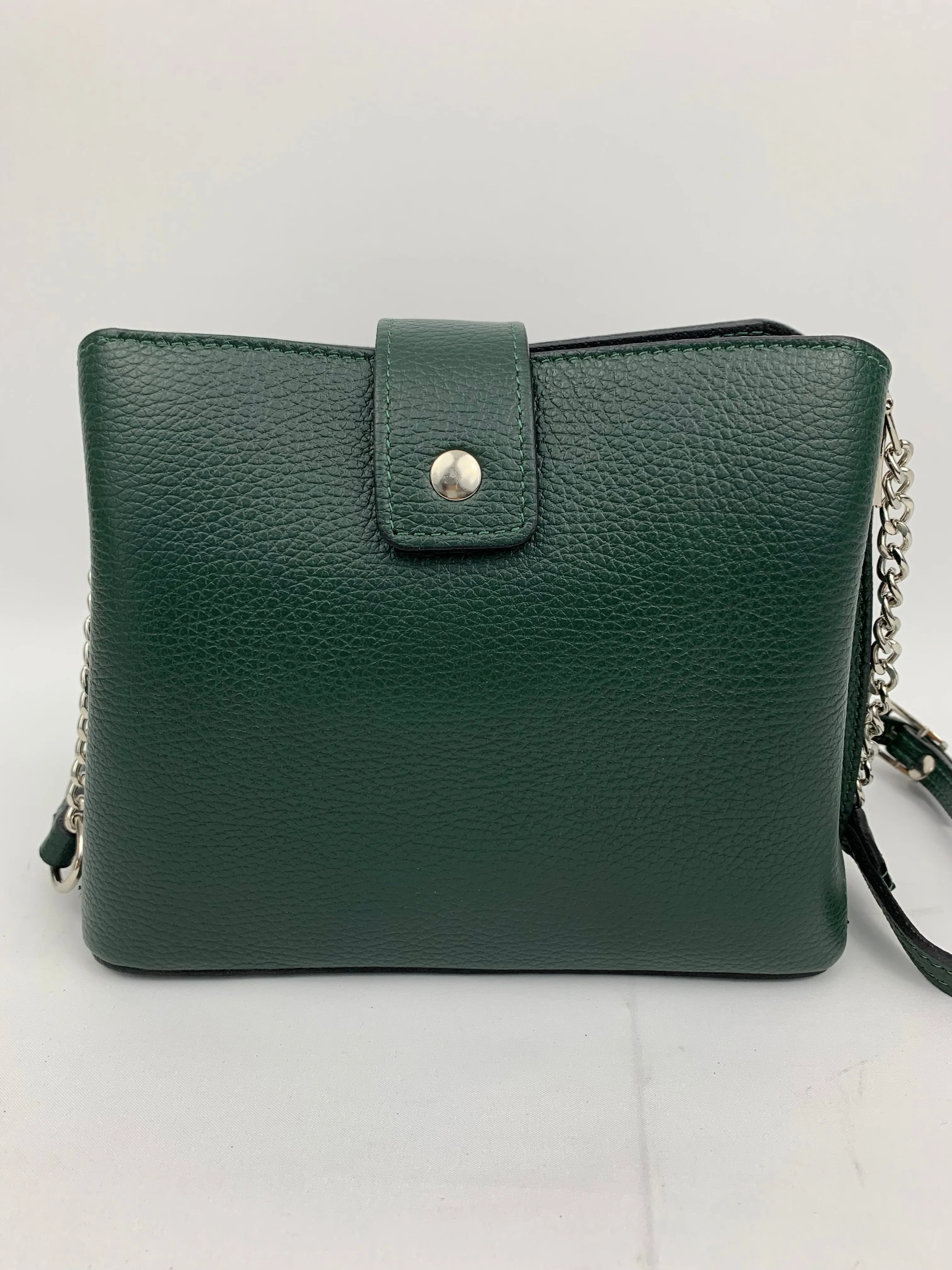 MILAN GREEN - Italian Genuine leather shoulder bag