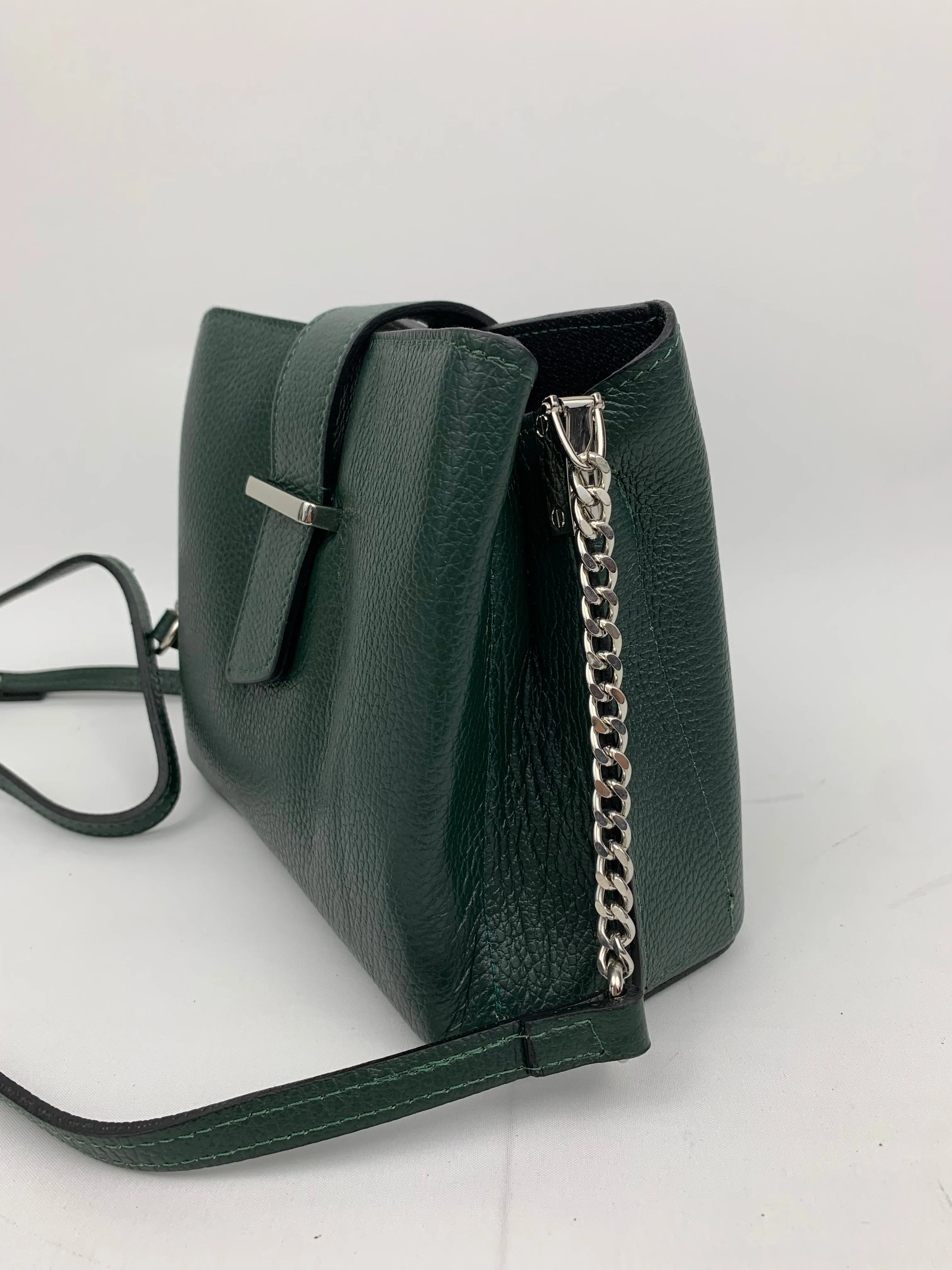 MILAN GREEN - Italian Genuine leather shoulder bag