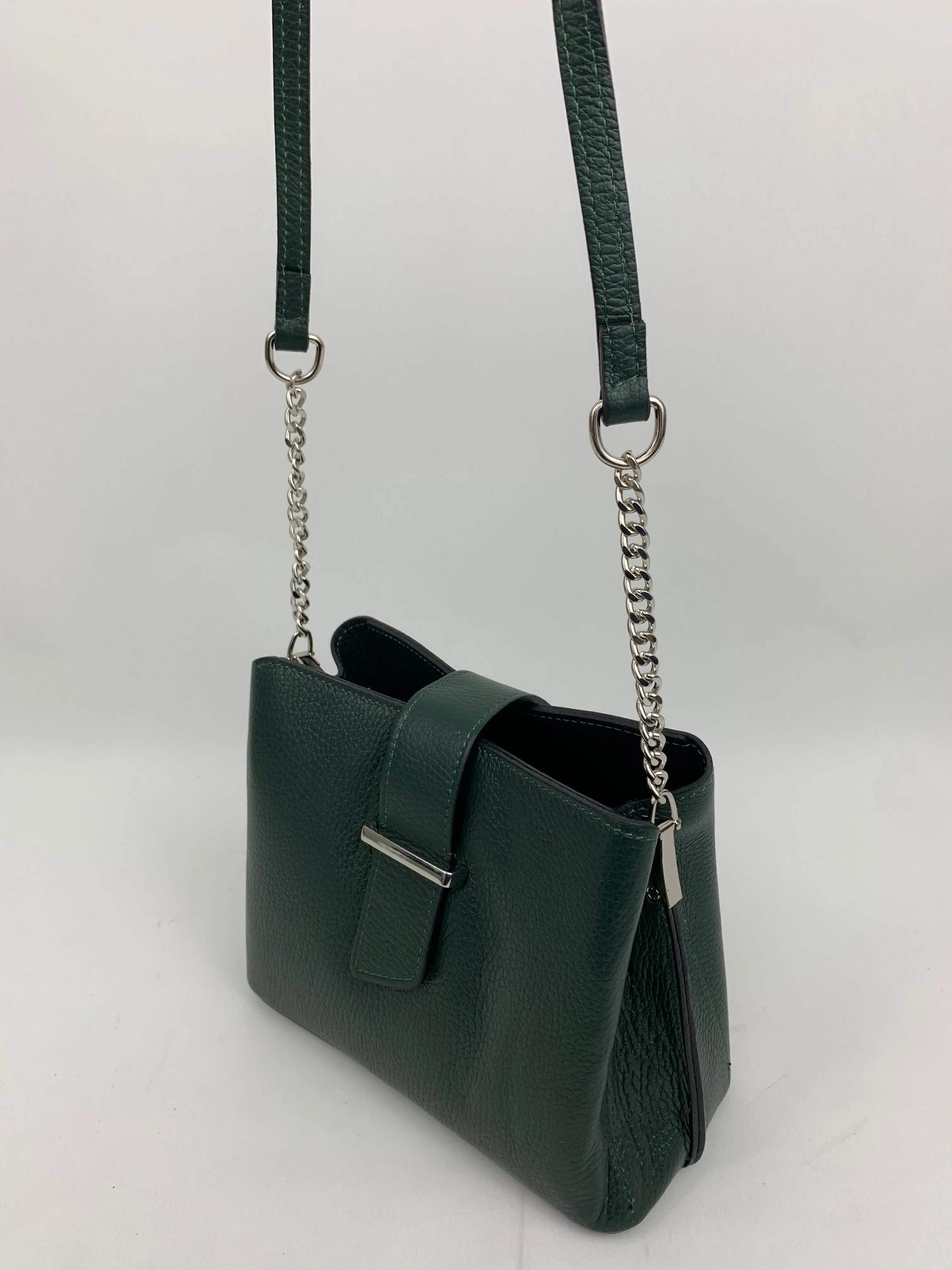 MILAN GREEN - Italian Genuine leather shoulder bag