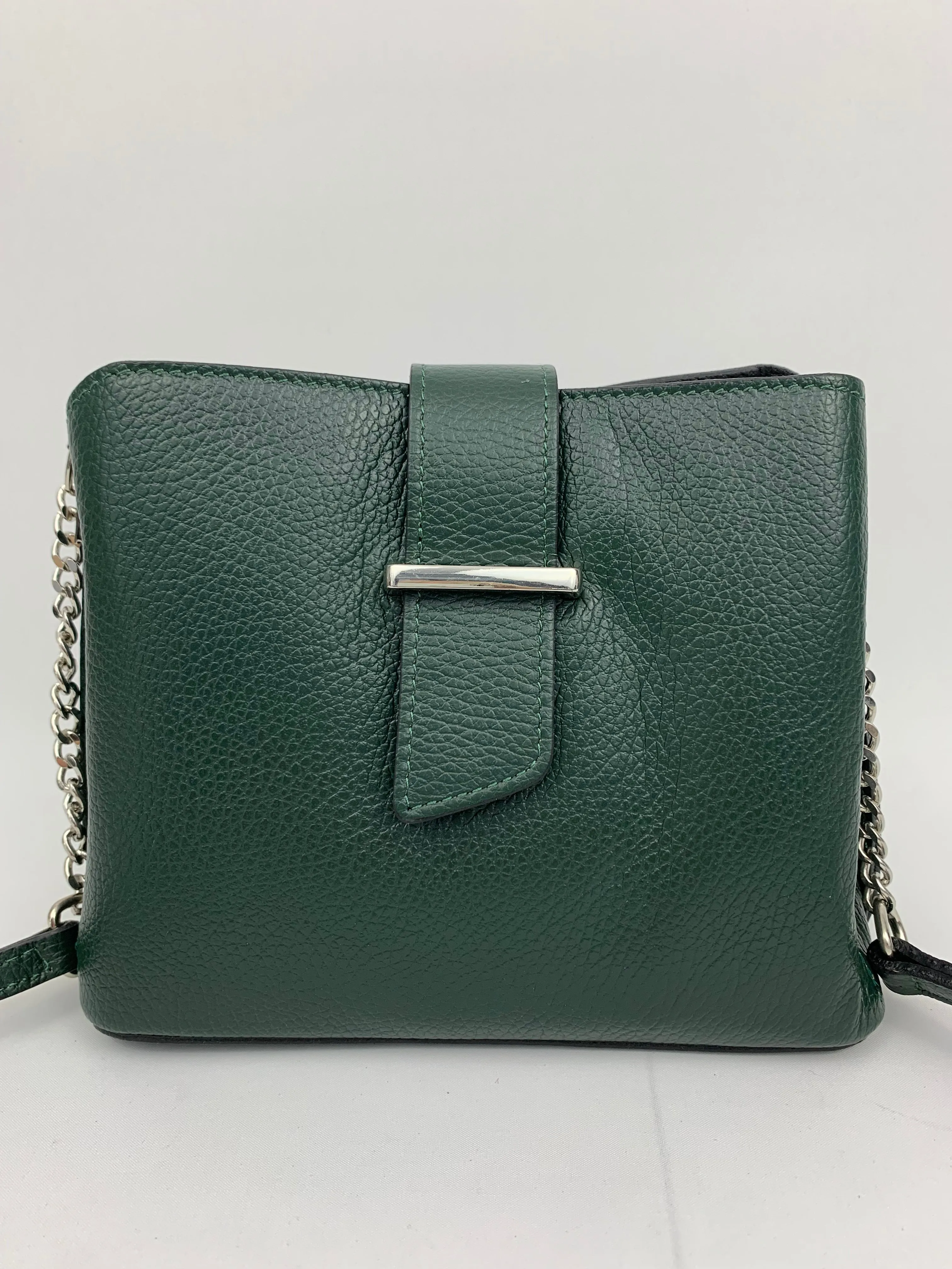 MILAN GREEN - Italian Genuine leather shoulder bag