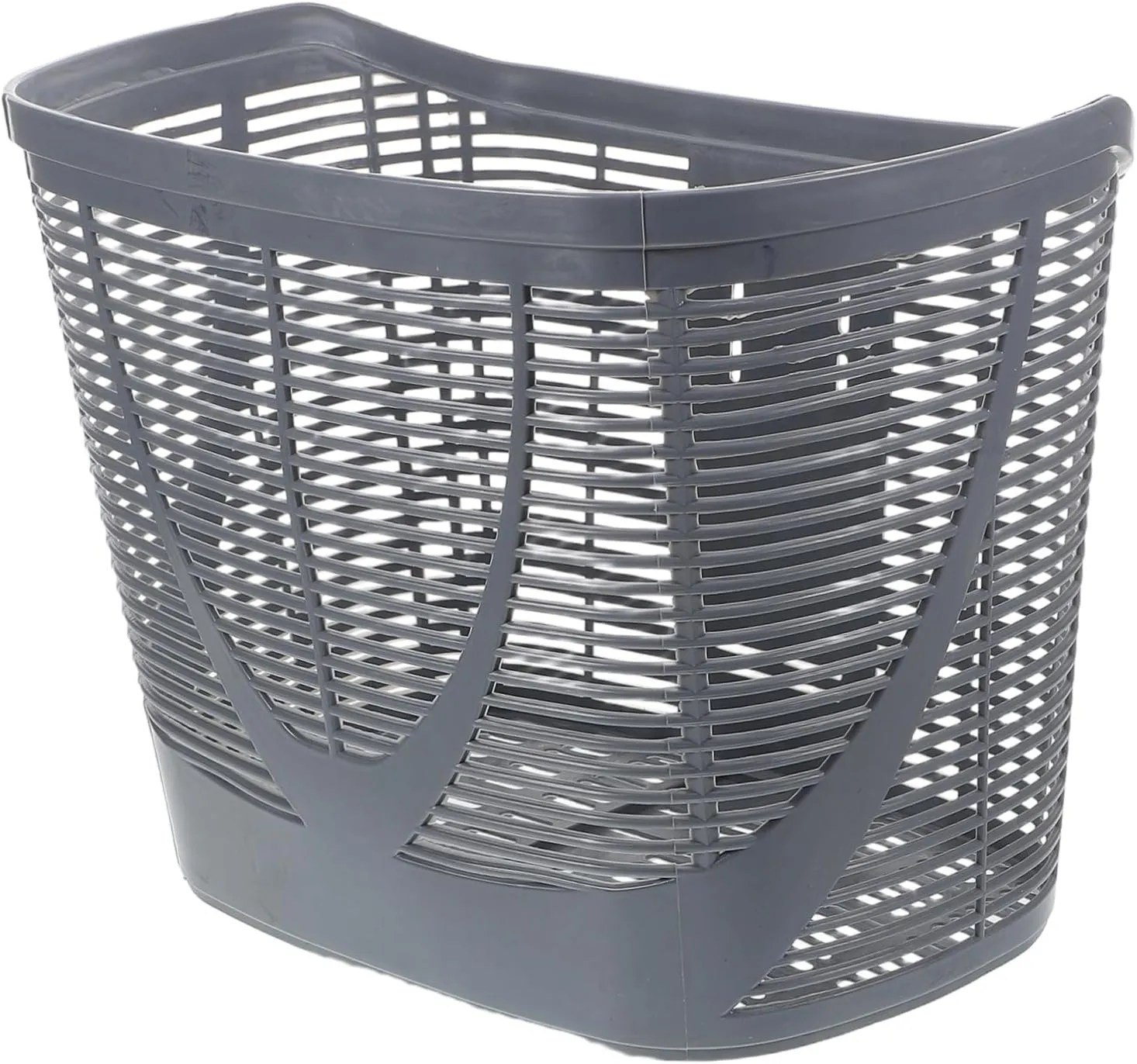 Milisten Detachable Plastic Front Bicycle Basket Wicker Style Bike Front Basket for Multi-use