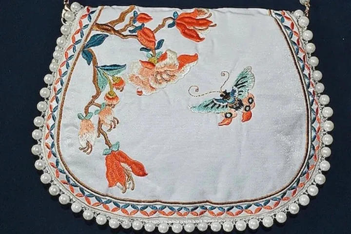 Ming Dynasty Embroidered Crossbody Bag
